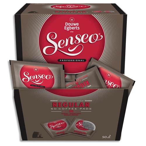 [208456] SENSEO Boîte distributrice de 50 dosettes de café moulu Regular emballées individuellement 350g
